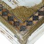 Coffee tables - Coffee table in aged white mango wood - GINER Y COLOMER