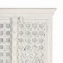 Wardrobe - Mango wood cabinet mirror details in white - GINER Y COLOMER