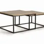 Tables basses - Lot de 2 tables basses en bois de manguier - GINER Y COLOMER