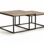 Tables basses - Lot de 2 tables basses en bois de manguier - GINER Y COLOMER