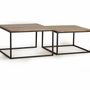 Tables basses - Lot de 2 tables basses en bois de manguier - GINER Y COLOMER