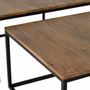Tables basses - Lot de 2 tables basses en bois de manguier - GINER Y COLOMER