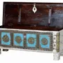Boîtes de rangement - Coffre en manguier blanc et merisier vieilli - GINER Y COLOMER
