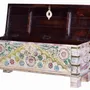 Boîtes de rangement - Coffre en bois de manguier multicolore - GINER Y COLOMER