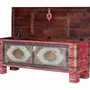 Boîtes de rangement - Coffre en manguier rouge vieilli et merisier - GINER Y COLOMER