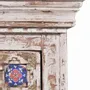 Night tables - Mango wood bedside table with ceramic and bronze details - GINER Y COLOMER