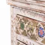 Night tables - Mango wood bedside table with ceramic and bronze details - GINER Y COLOMER