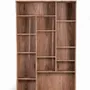 Bookshelves - Bookcase in brown mango wood 2 meters - GINER Y COLOMER