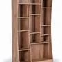 Bookshelves - Bookcase in brown mango wood 2 meters - GINER Y COLOMER