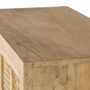 Sideboards - Sideboard in mango wood and natural-colored metal legs - GINER Y COLOMER
