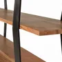 Bookshelves - Acacia wood and metal bookcase - GINER Y COLOMER