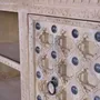 Meubles TV - Meuble TV en bois de manguier naturel et détails en métal - GINER Y COLOMER