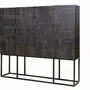 Buffets - Vitrine en bois de manguier et pieds en métal - GINER Y COLOMER