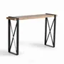 Console table - Acacia wood and metal console - GINER Y COLOMER