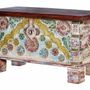 Storage boxes - Walnut-colored mango wood chest - GINER Y COLOMER