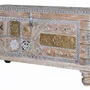 Boîtes de rangement - Coffre de manguier blanc vieilli - GINER Y COLOMER