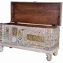 Boîtes de rangement - Coffre de manguier blanc vieilli - GINER Y COLOMER
