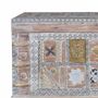 Storage boxes - Aged White Mango Wood Chest - GINER Y COLOMER
