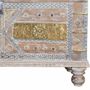 Storage boxes - Aged White Mango Wood Chest - GINER Y COLOMER