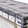 Boîtes de rangement - Coffre ancien en bois de manguier blanc cassé - GINER Y COLOMER