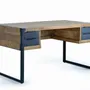 Bureaux - Bureau en bois de manguier et métal - GINER Y COLOMER