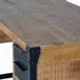 Bureaux - Bureau en bois de manguier et métal - GINER Y COLOMER