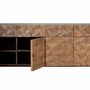 Buffets - Buffet en bois de manguier et bronze brun foncé - GINER Y COLOMER