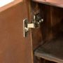 Buffets - Buffet en bois de manguier et bronze brun foncé - GINER Y COLOMER