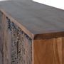 Sideboards - Carved acacia wood sideboard - GINER Y COLOMER