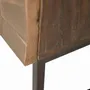 TV stands - TV cabinet in mango wood and dark brown bronze - GINER Y COLOMER