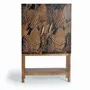 Armoires - Armoire à bouteilles en bois d'acacia sculptée a main - GINER Y COLOMER