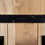 Bancs - Banc en bois d'acacia et métal coloris naturel et noir - GINER Y COLOMER
