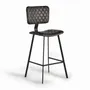 Stools - Stool in natural leather and metal - GINER Y COLOMER