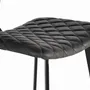 Stools - Stool in natural leather and metal - GINER Y COLOMER
