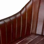 Chaises - Chaise en cuir naturel avec pieds en métal marron - GINER Y COLOMER