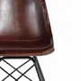 Chairs - Industrial style chair covered in natural leather - GINER Y COLOMER