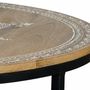 Coffee tables - Coffee table in mango wood and natural and black metal legs - GINER Y COLOMER