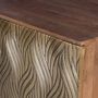 Sideboards - Mango wood and bronze sideboard - GINER Y COLOMER