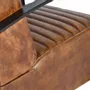 Fauteuils - Fauteuil en cuir marron et métal - GINER Y COLOMER