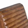 Fauteuils - Fauteuil en cuir marron et métal - GINER Y COLOMER