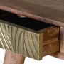 Bureaux - Bureau en bois de manguier avec détails en bronze - GINER Y COLOMER