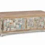 Boîtes de rangement - Coffre mélange en bois de manguier et recyclé finition multicolore - GINER Y COLOMER