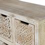 Chests of drawers - Chest of drawers in aged white mango wood - GINER Y COLOMER