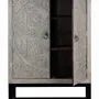 Armoires - Armoire en manguier et pieds en métal gris vieilli - GINER Y COLOMER