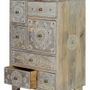Chests of drawers - Natural mango wood telephone cabinet - GINER Y COLOMER