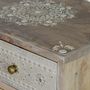 Chests of drawers - Natural mango wood telephone cabinet - GINER Y COLOMER