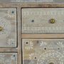 Chests of drawers - Natural mango wood telephone cabinet - GINER Y COLOMER