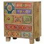 Coffee tables - Multicolored hand-painted mango wood coffee table - GINER Y COLOMER