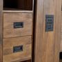 Sideboards - Mango wood and metal dresser - GINER Y COLOMER