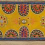 Chests of drawers - Mango wood chest of drawers with hand-painted multi-colored details - GINER Y COLOMER